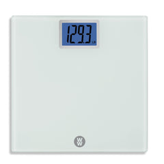 Weight Watchers Scales by Conair Scale for Body Weight Digital Bathroom Scale in White