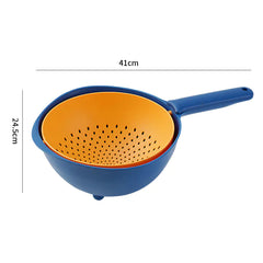 Multifunctional Plastic Vegetable Basket for Kitchen