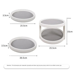 Rotating Multi-Functional Spice Rack Organizer (Two-Tier)